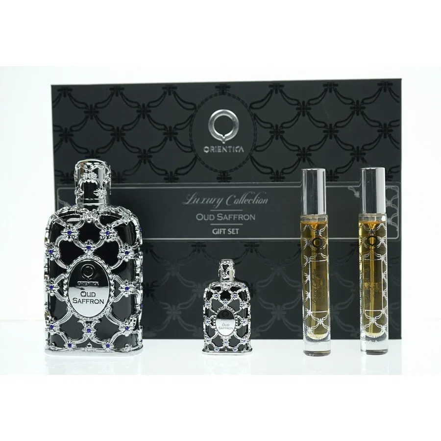 Подарочный набор парфюмерный Orientica Oud Saffron For Men, 4 предмета