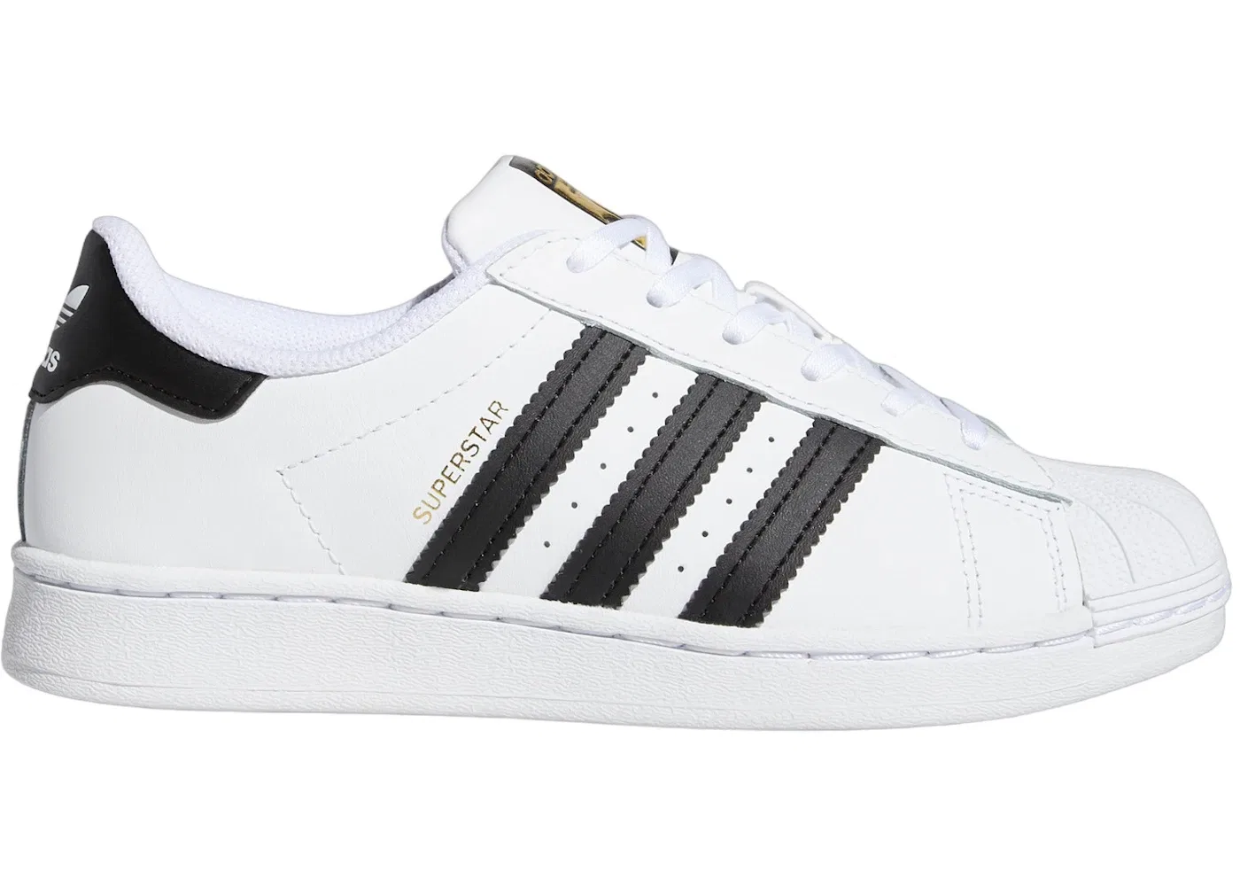 Детские кроссовки с узнаваемым дизайном Adidas Superstar Adidas, Cloud White Core Black Cloud White