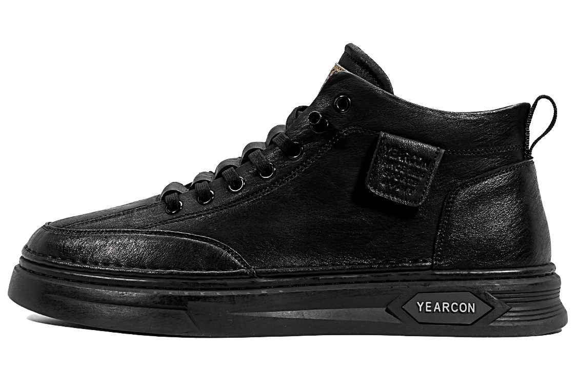 

Кроссовки Low-Top Skateboard Shoes Men's YEARCON, Agate Black