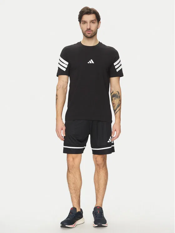 Футболка regular fit Future Icons 3-Stripes Adidas, черный — фото 2