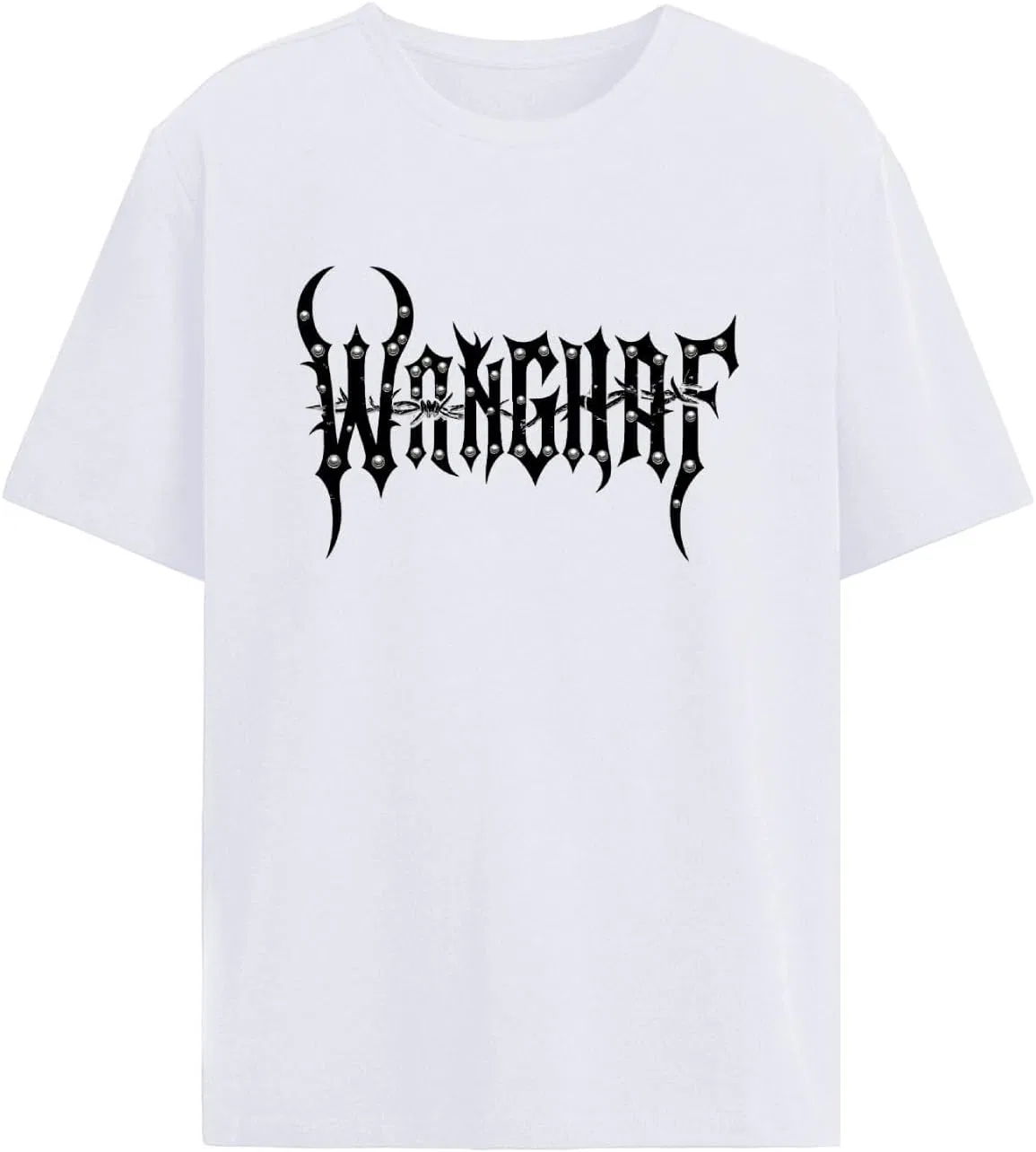 Женская футболка с принтом WANGHAF, White