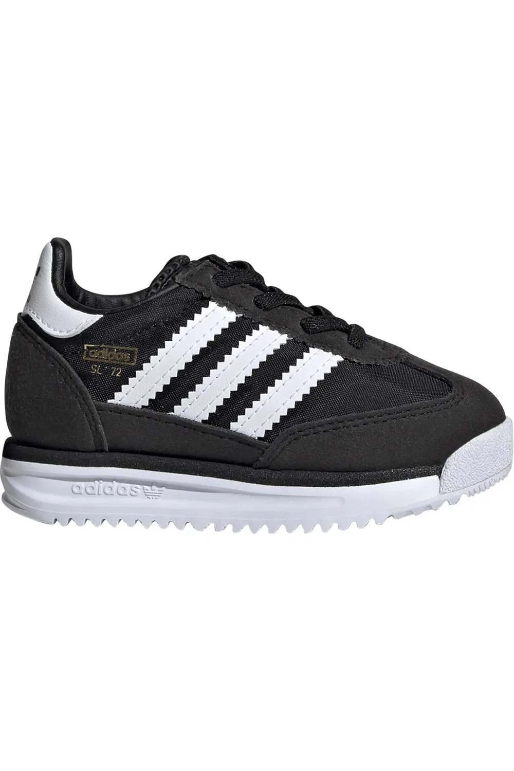Кроссовки детские архивные SL 72 RS adidas, черный/белый/синий — фото 3