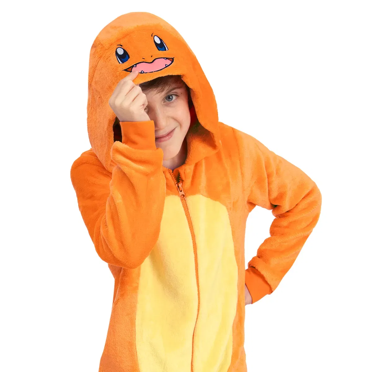 Детский флисовый комбинезон Charmander Pokemon, Orange — фото 3