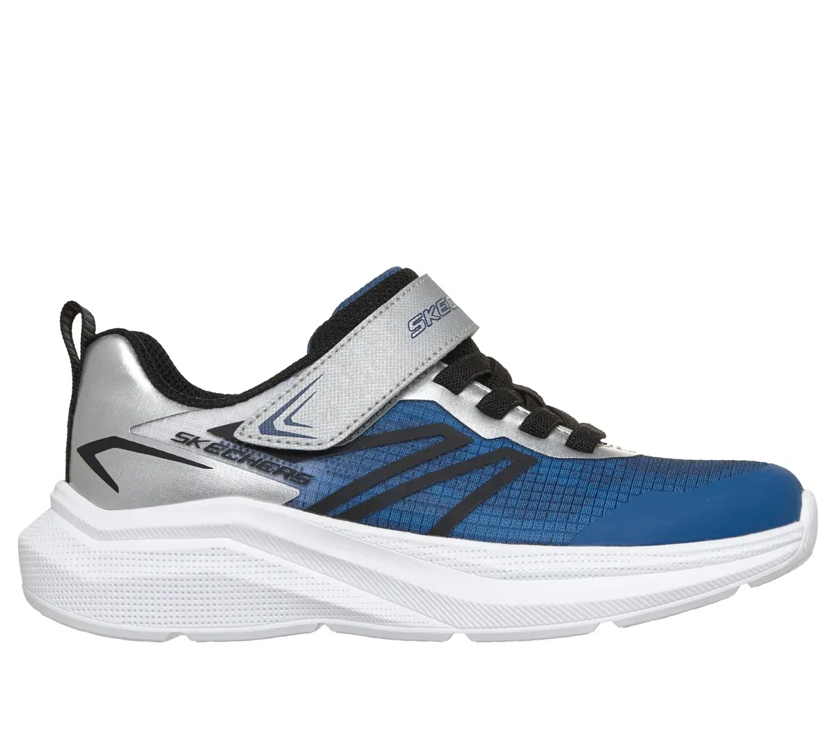 Детские кроссовки Microspec Velocity Skechers, тёмно-синий/серебристый
