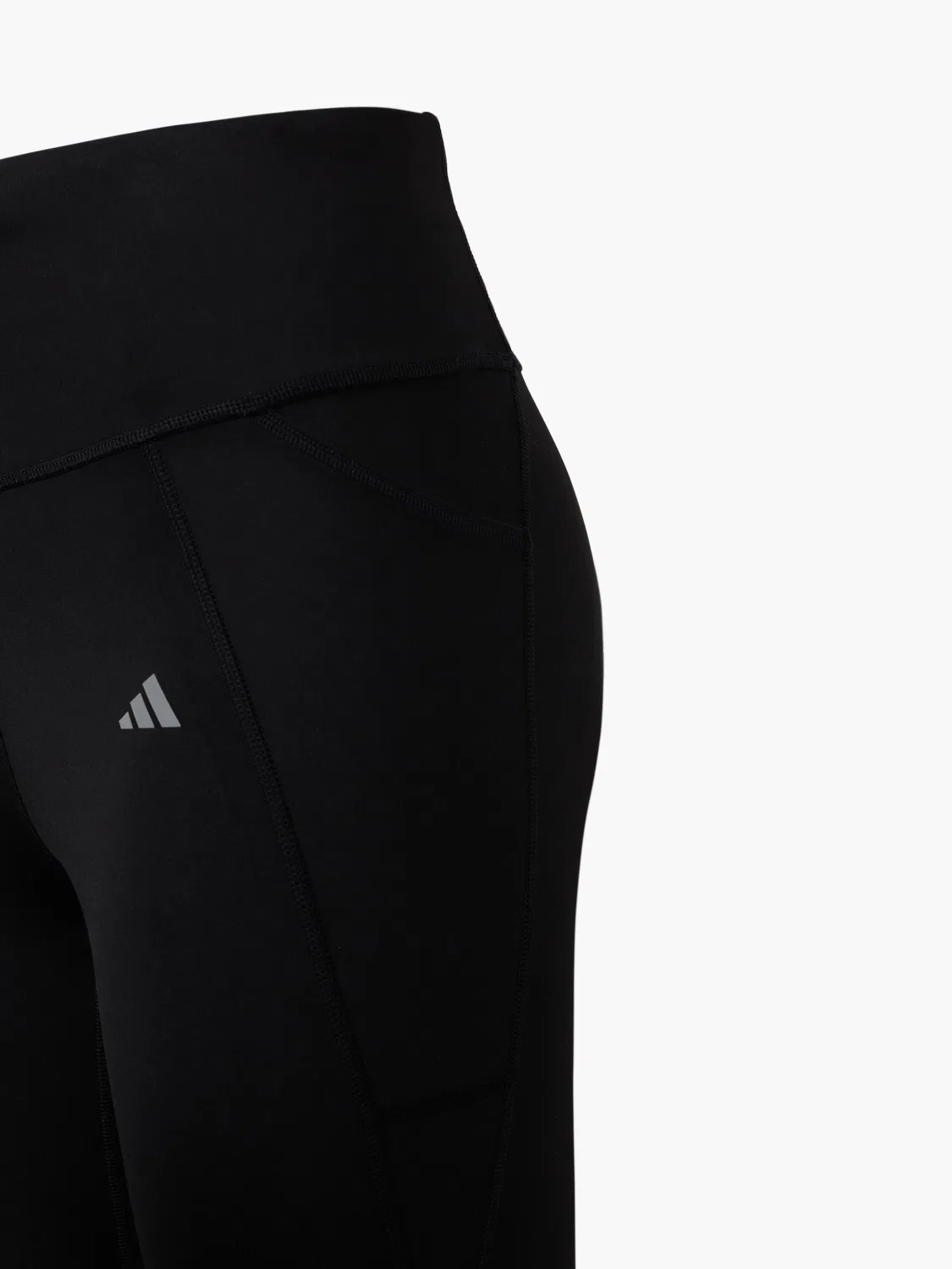 Женские спортивные леггинсы облегающие Adidas, черный — фото 4