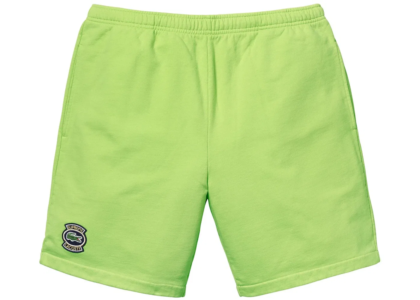 Мужские шорты зеленые Supreme LACOSTE Sweatshort, Green