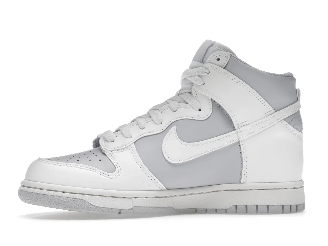 Детские кроссовки Lifestyle Nike Dunk High, Summit White/Summit White/Pure Platinum/Pure Platinum — фото 3