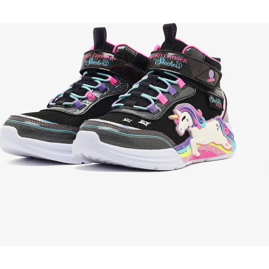 Детские кроссовки с подсветкой Unicorn Chaser Skechers, Розовый — фото 3