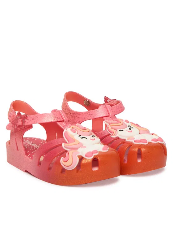 Сандалии Mini Melissa Possession Uni Bb Melissa, коралловый — фото 2