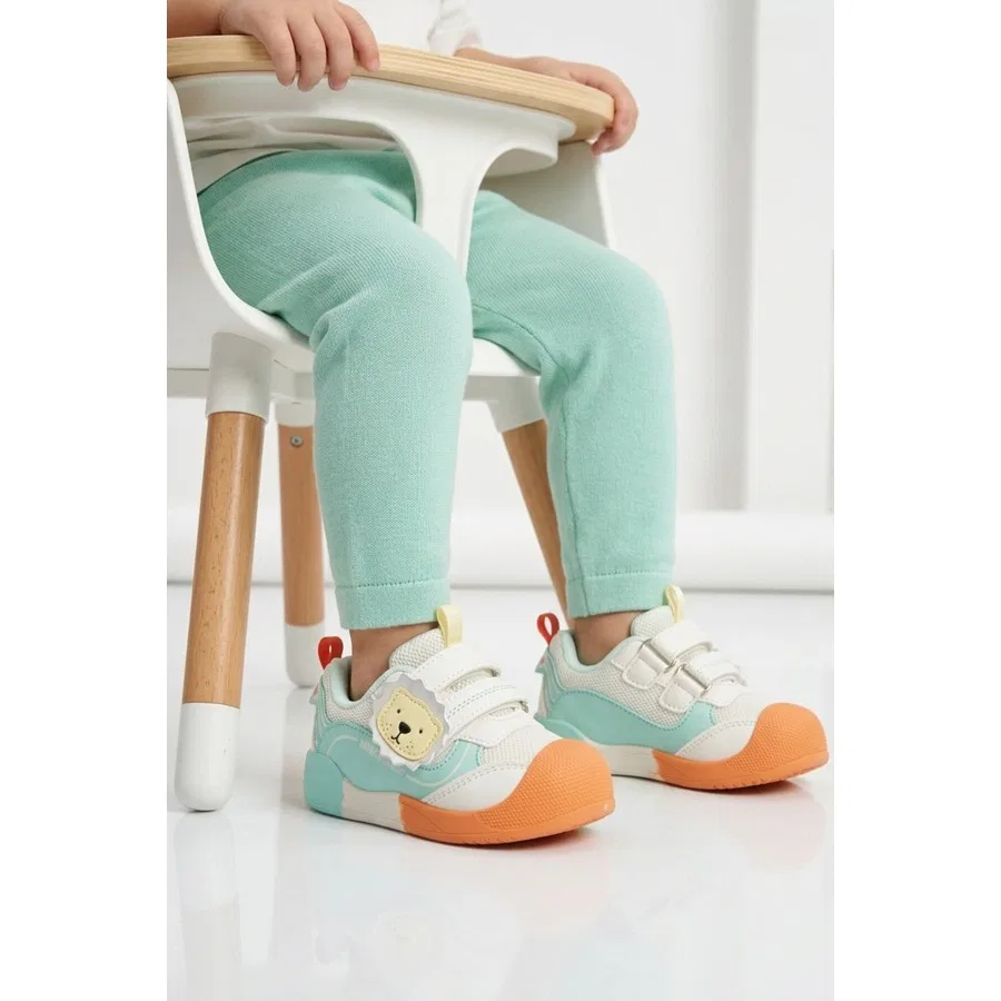 Детские спортивные кроссовки облегченные Marco Kids 26Y704 B, Ayk's, Бело-оранжевый — фото 3