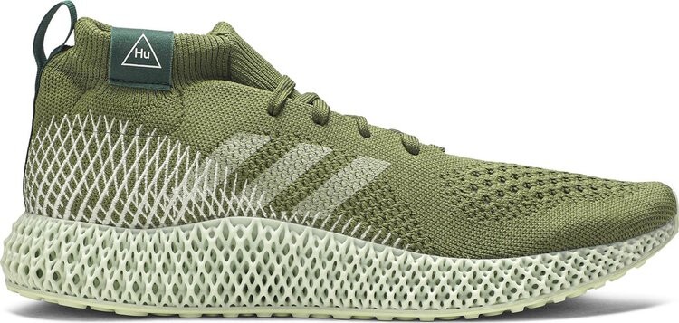 

Кроссовки Adidas Pharrell Williams x 4D Runner 'Olive', зеленый