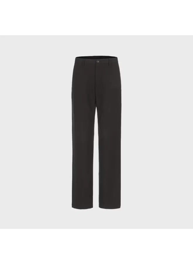 Брюки деловые повседневные универсальные из шерстяной смеси Zara, черный — фото 2