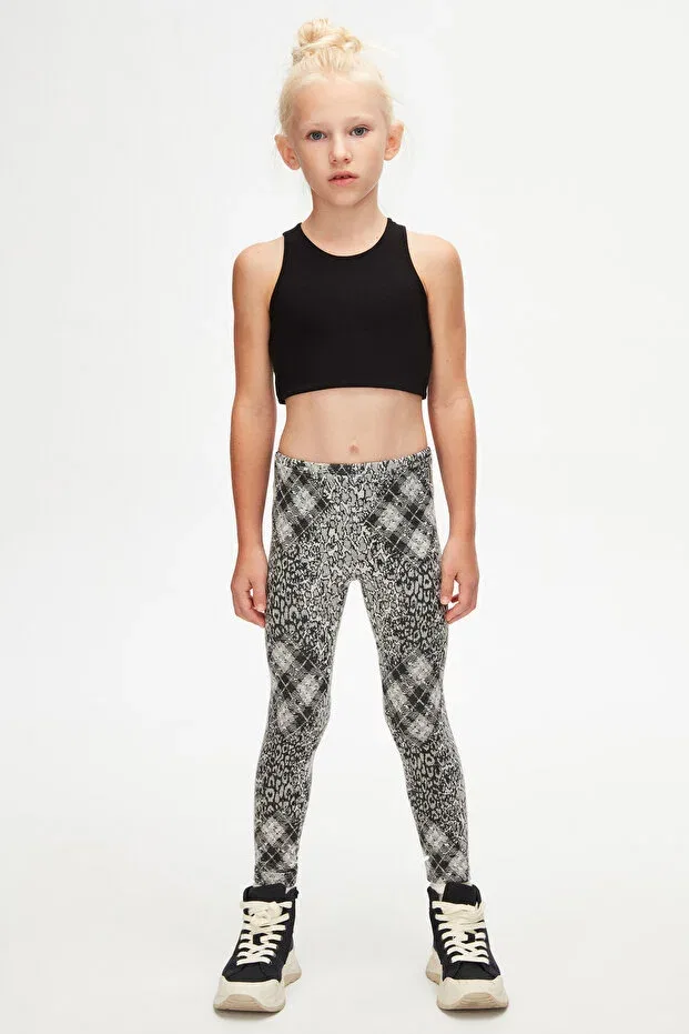 Детские леггинсы для девочек с рисунком Lovetti, Patterned