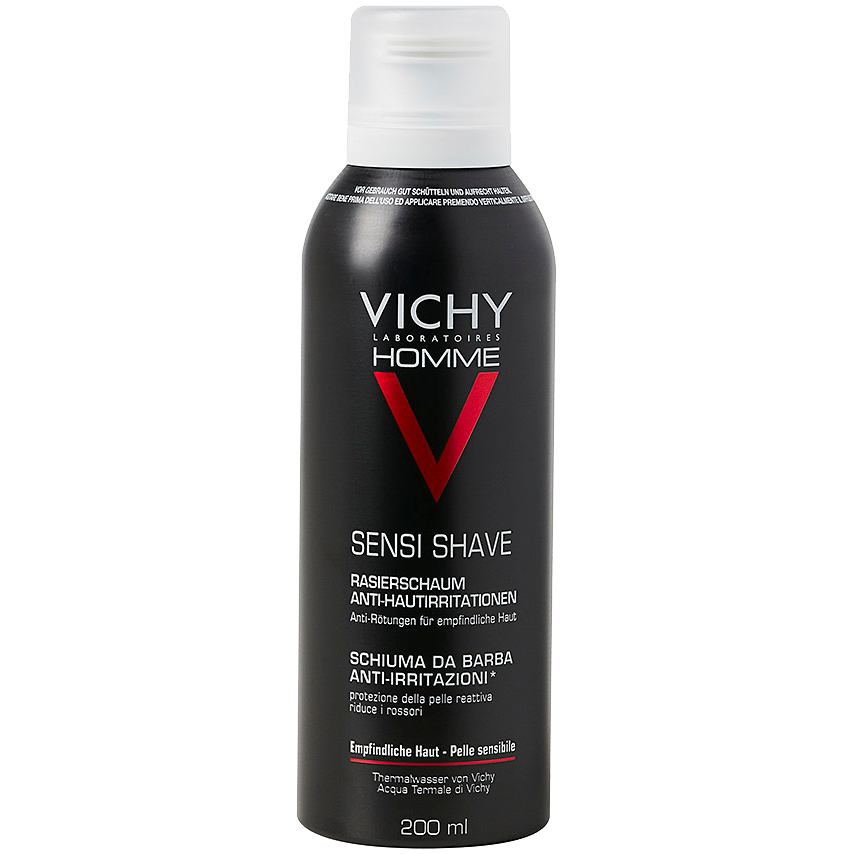 Vichy Homme пена для бритья для чувствительной кожи, 200 мл - фото