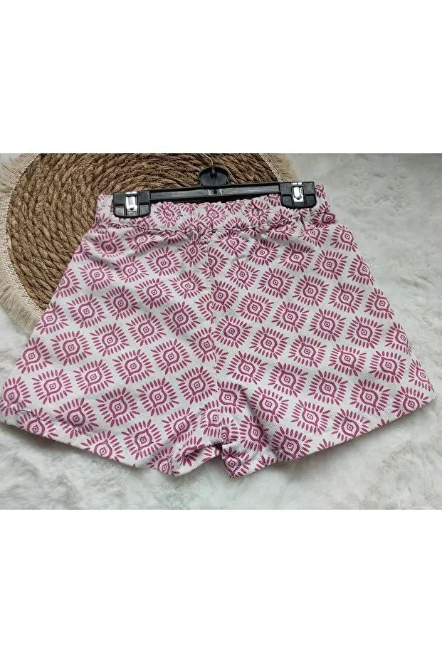Детские шорты для девочек джинсовые Pleated model Minischestore, White — фото 2