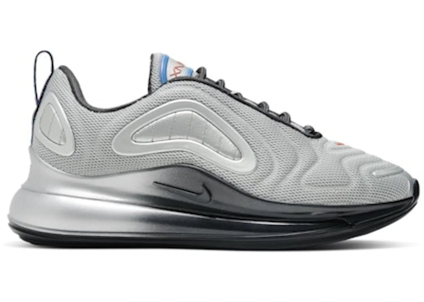 Детские кроссовки Lifestyle Nike Air Max 720, Metallic Silver/Off Noir/Hyper Royal/Cosmic Clay