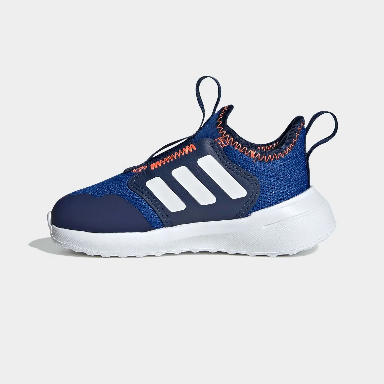 Детский слип-он кроссовки Cloudfoam Adidas Sportswear, Royal Blue/Ftwr White/Dark Blue — фото 3