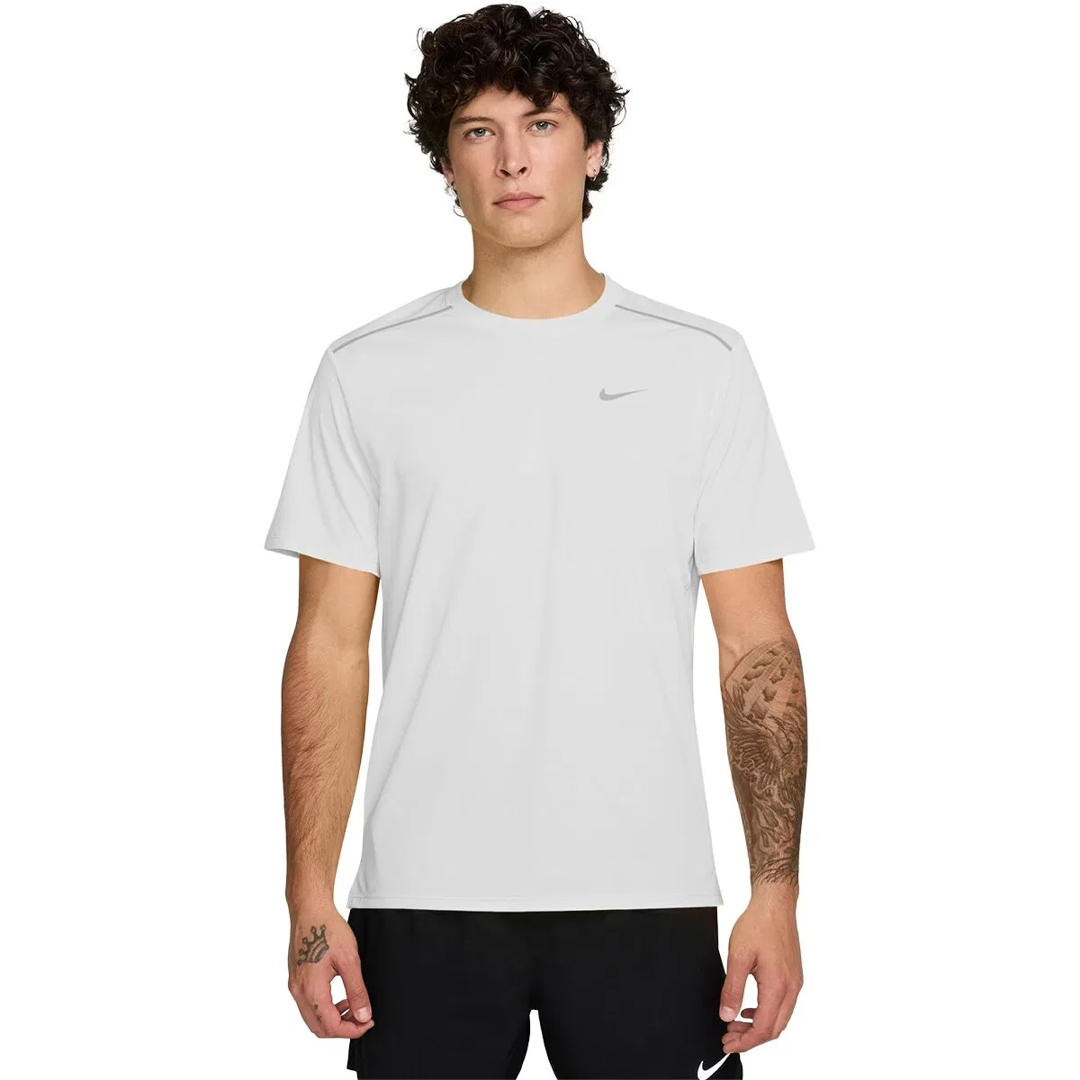 Мужская футболка с коротким рукавом Dri-FIT UV Miler Nike, White Reflective Silver