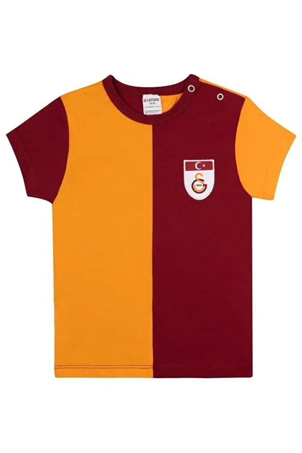 Детская футболка с принтом Galatasaray, Red - Yellow — фото 2