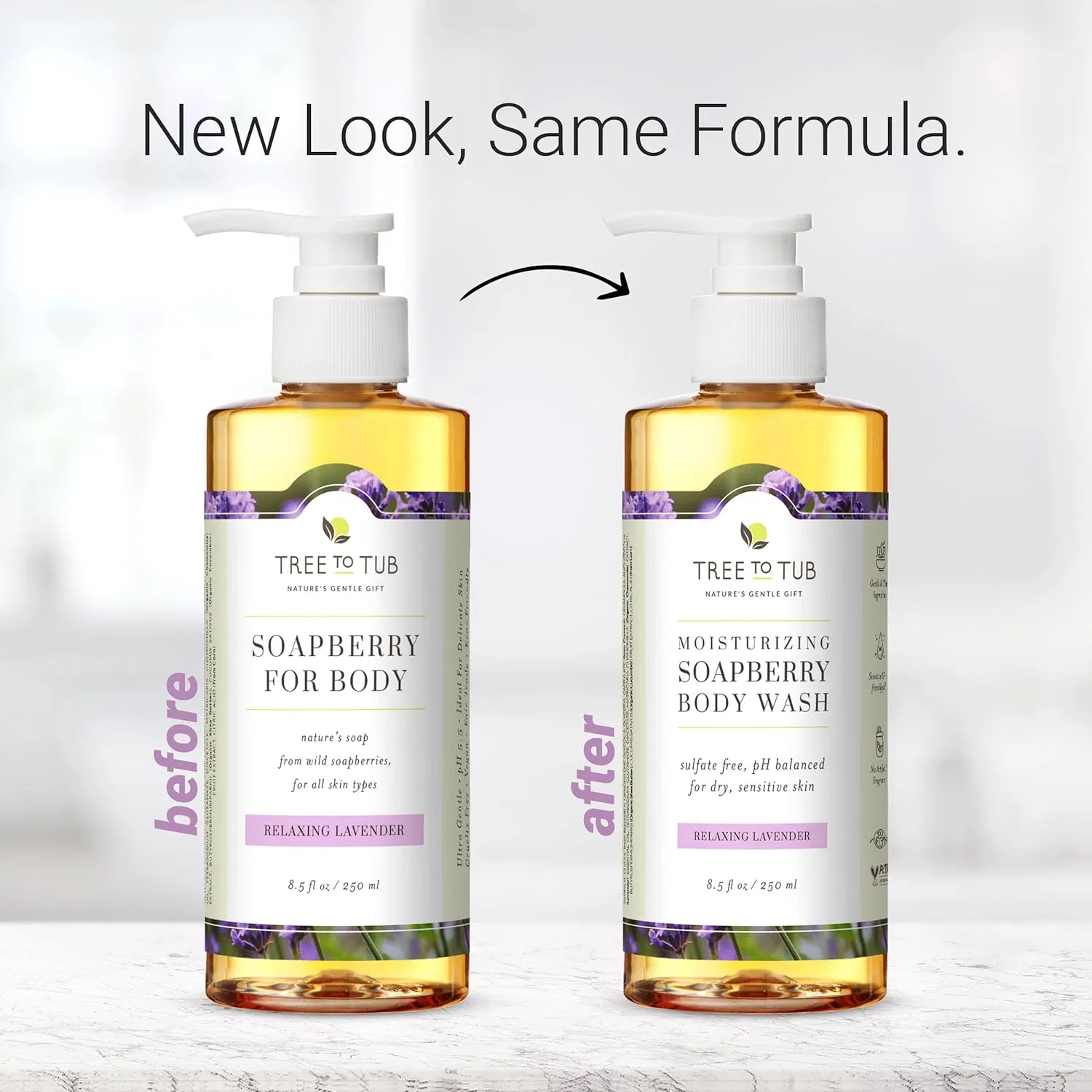 Гель для душа Lavender, Tree To Tub, 8.5 oz — фото 4