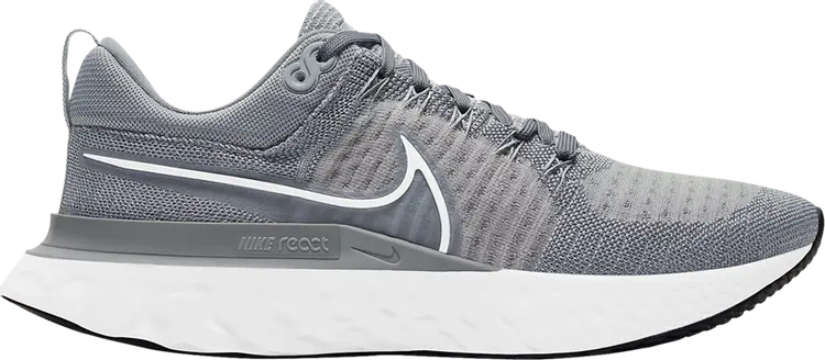 

Кроссовки Nike React Infinity Run Flyknit 2 'Particle Grey', серый