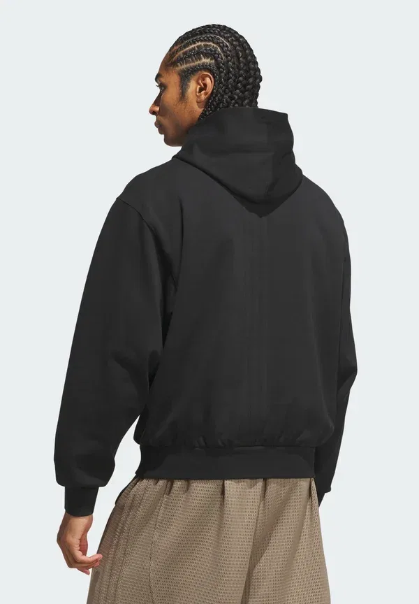 Толстовка Adidas fl hood Adidas Performance, черный — фото 2