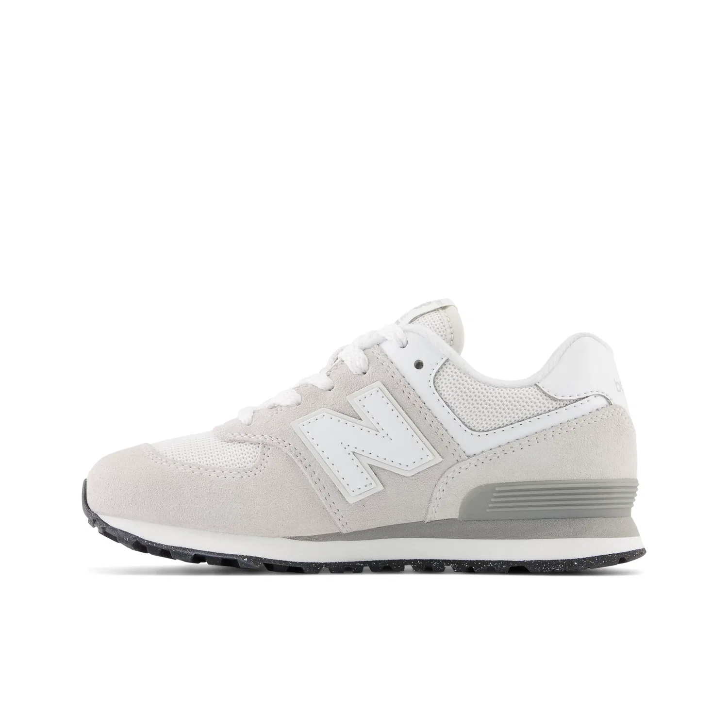 Детские кроссовки на шнуровке 574 Core Lace New Balance, Nimbus Cloud With White — фото 4