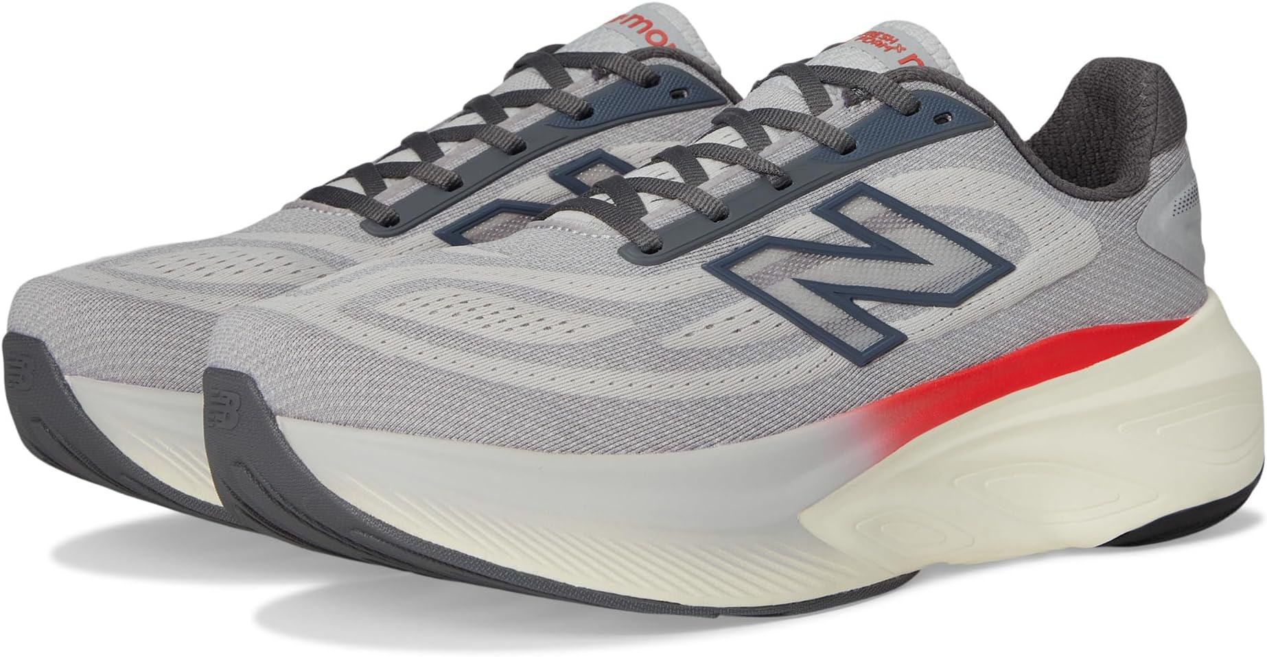 

Кроссовки New Balance Fresh Foam X More v6, цвет Grey Matter/True Red/Castlerock