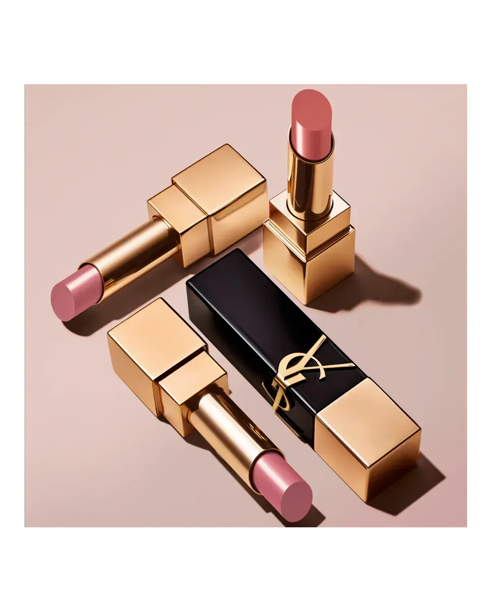 Помада с блестящей отделкой Rouge Pur Couture The Bold Nude Labial Yves Saint Laurent, Daring Nude — фото 3