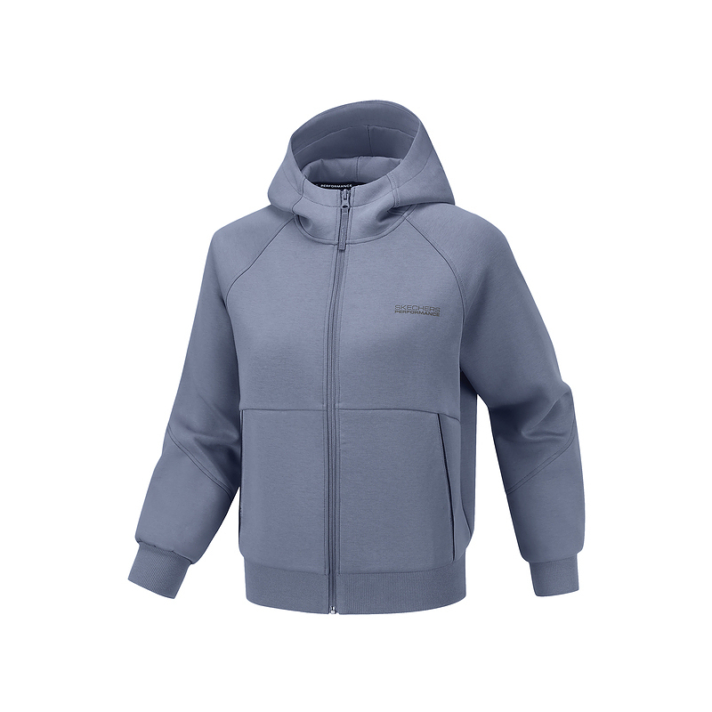 

Skechers Куртка женская Pearl Blue Purple/05WB с капюшоном Moderate Others