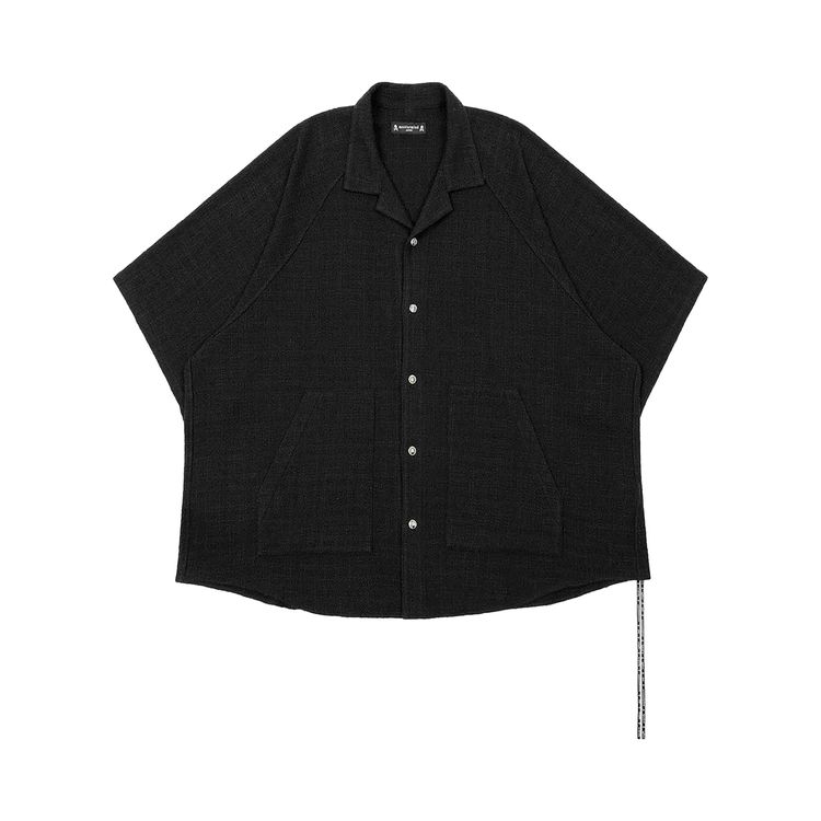 

Рубашка Mastermind Big Tweed Short-Sleeve Shirt 'Black', черный