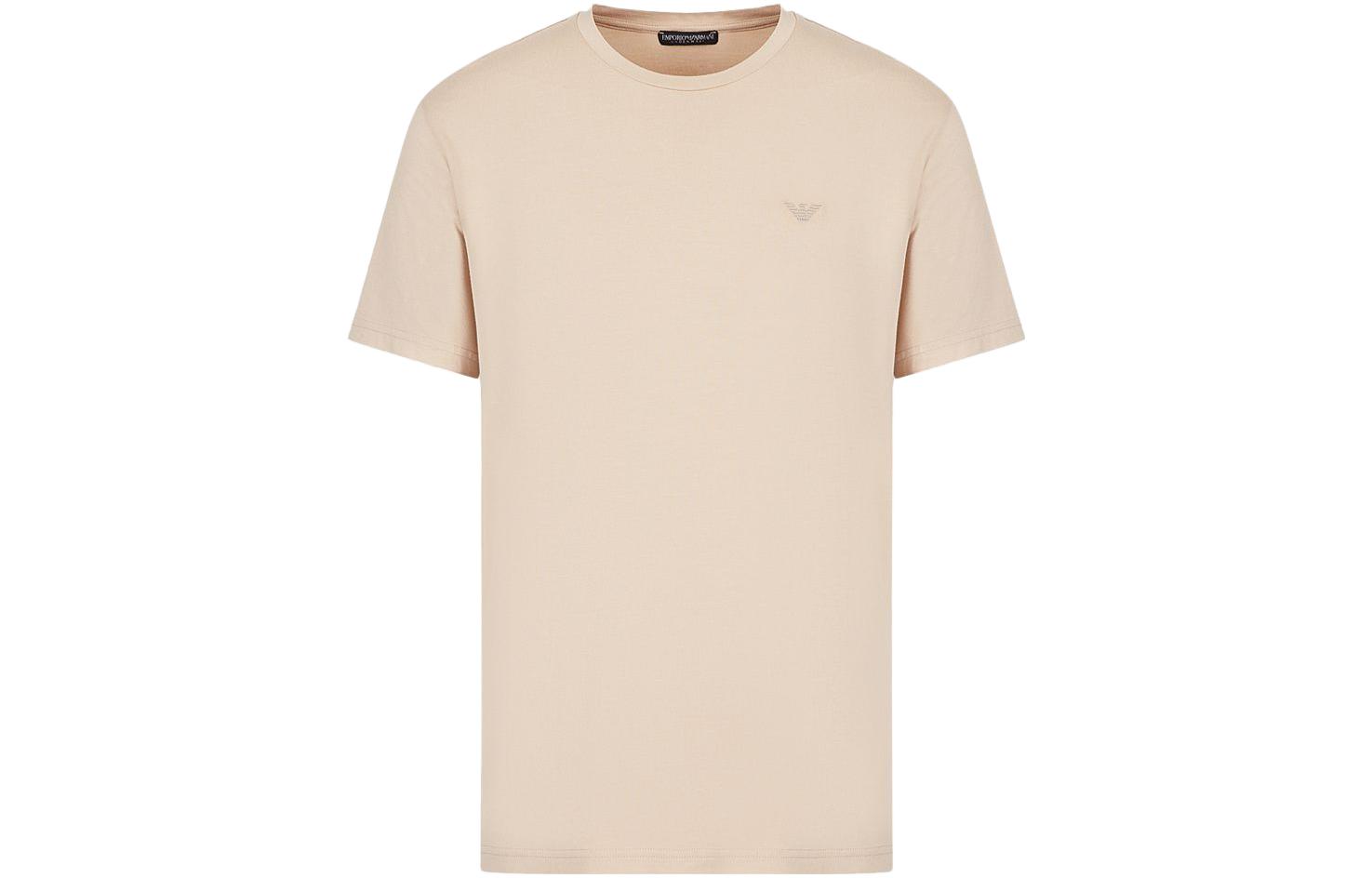 

EMPORIO ARMANI Футболка мужская SS23, песочно-желто-черная