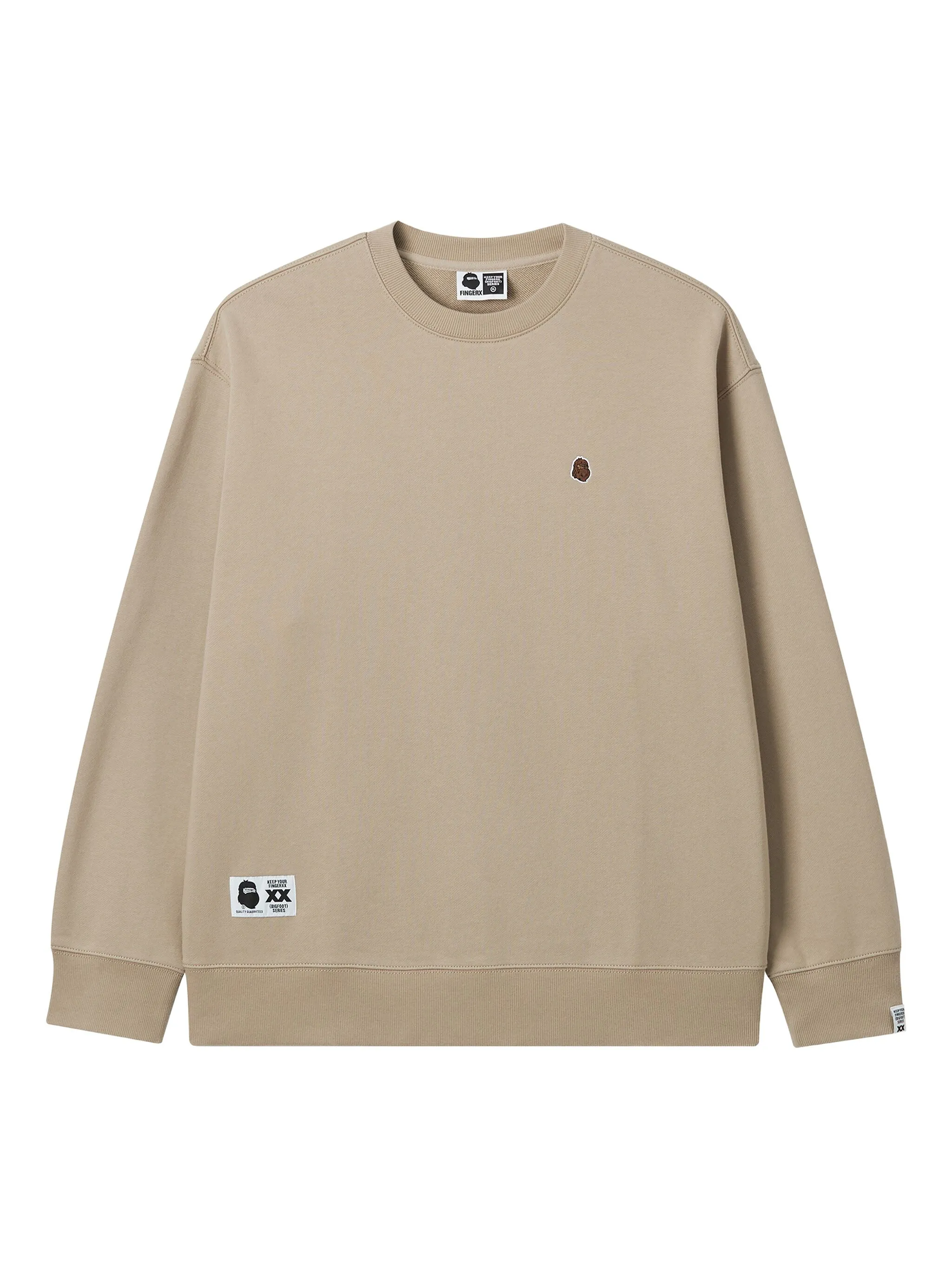 

Хлопковая толстовка Fingercroxx, бежевый