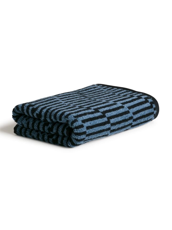 

Полотенце для рук Möve Illusions, цвет steelblue/black