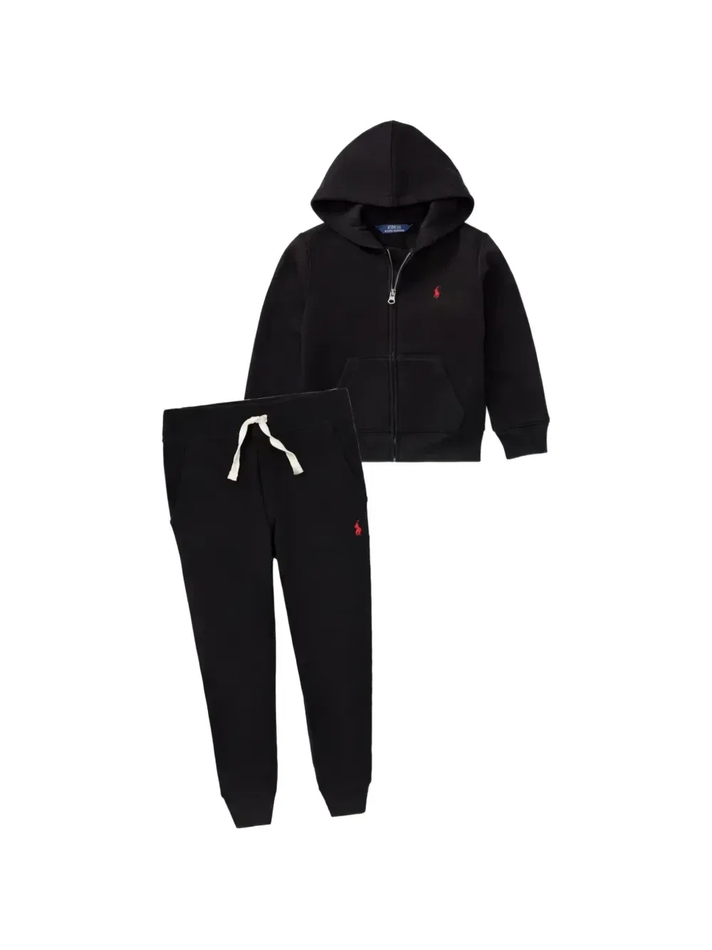 Спортивные брюки с логотипом POLO RALPH LAUREN KIDS, черный — фото 3