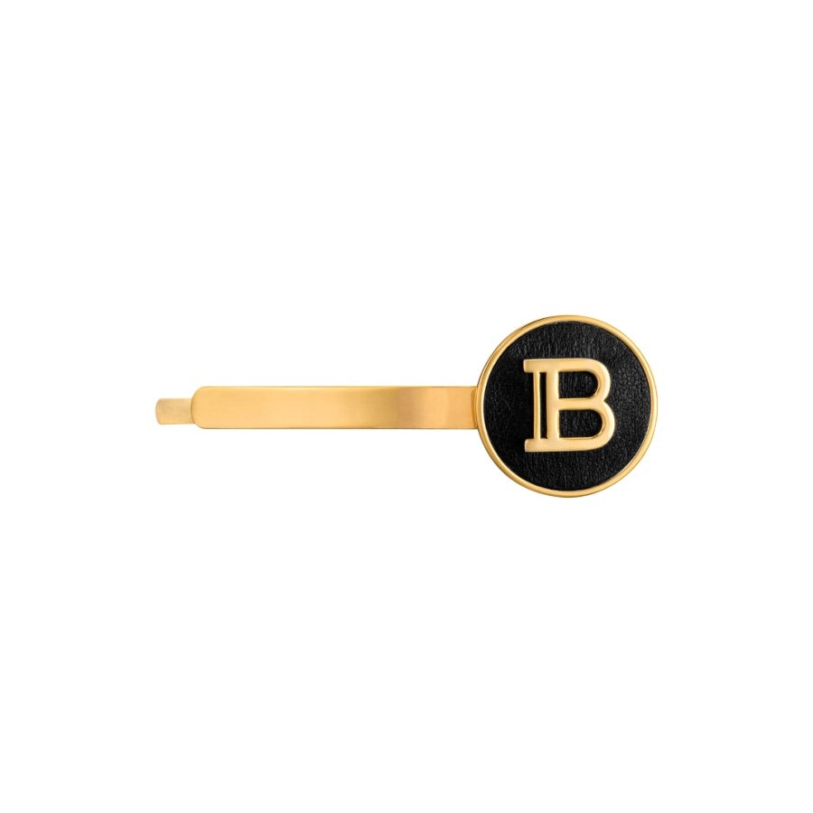 

Заколка для волос balmain hc gold plated hair slide logo Balmain Hair, количество 1 шт.