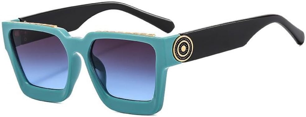 

Солнцезащитные очки MUTYNE большого квадратного размера для женщин, модные винтажные солнцезащитные очки для мужчин, очки для вождения, защита от УФ-излучения UV400, 6