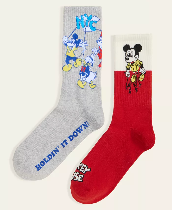 

Мужской подарочный набор носков Mickey Mouse & Friends Parade Balloon из 2 пар Disney | Macy'S