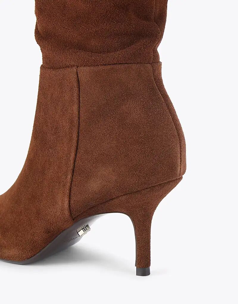 Сапоги Carvela Spirit из замши средне-коричневого цвета — фото 3