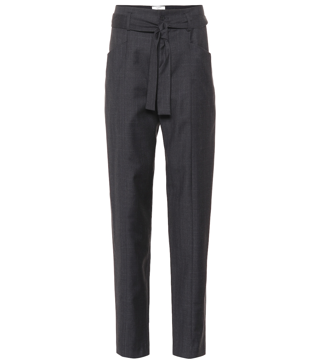 

Клетчатые брюки из натуральной шерсти Vittoria Marant Etoile, Anthracite