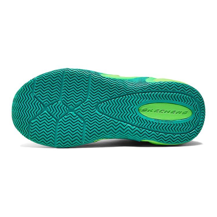 Баскетбольные кроссовки Skechers Kids для мальчиков, зеленые — фото 4
