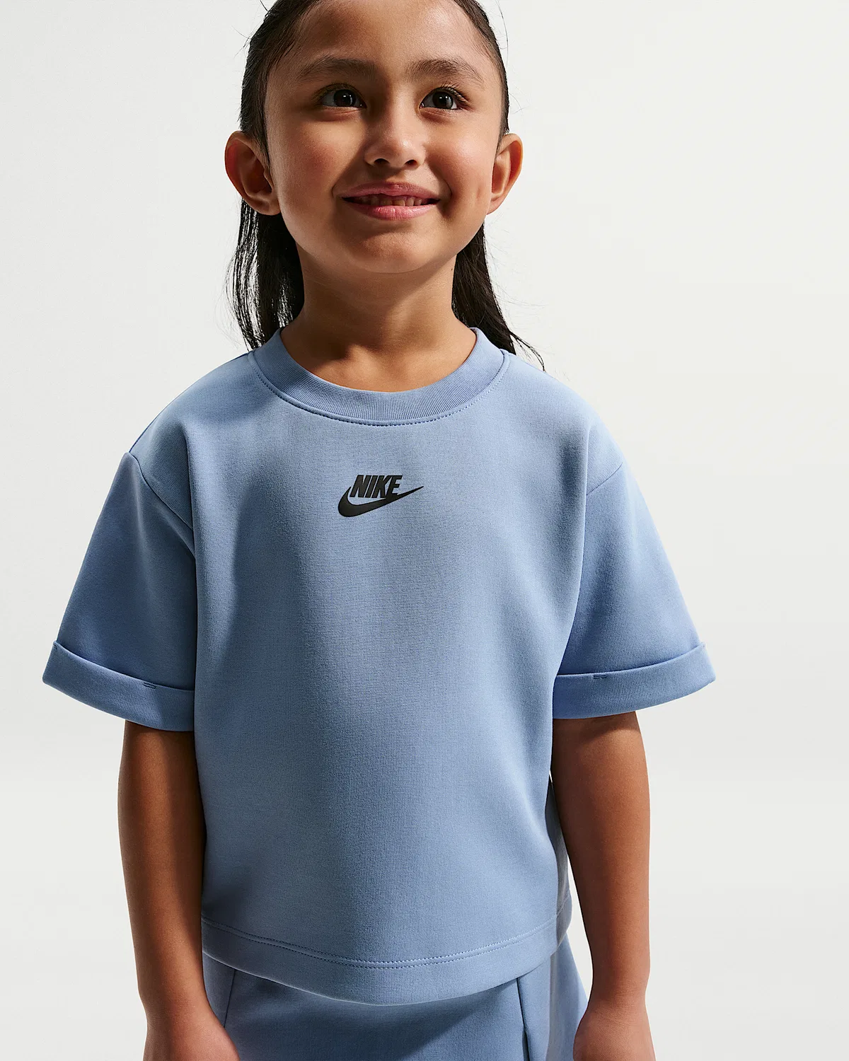 Детский спортивный комплект из 2 предметов Nike Little Kids' Tech Fleece, Blue — фото 2