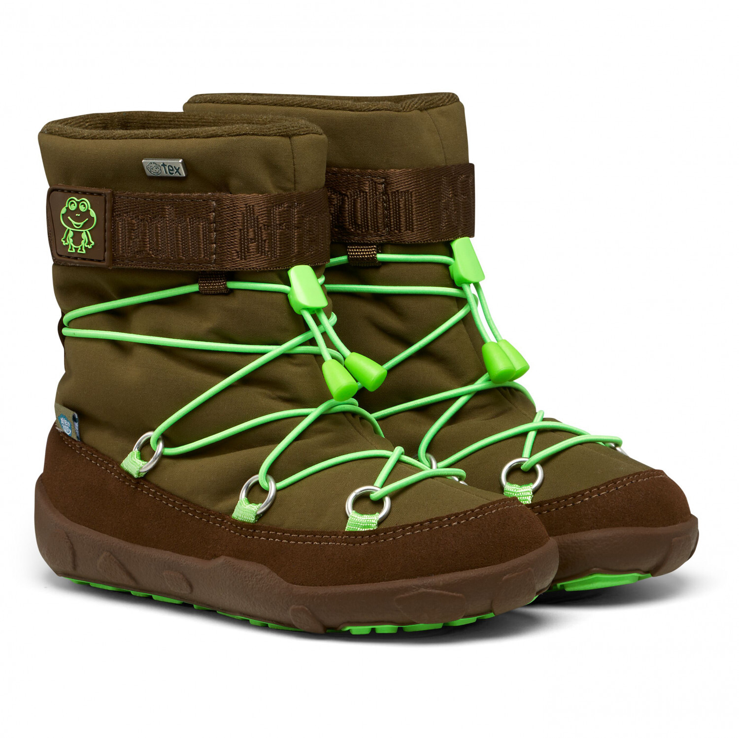 

Зимние ботинки Affenzahn Kid's Schneestiefel Econyl Snowy, цвет Frog/Green