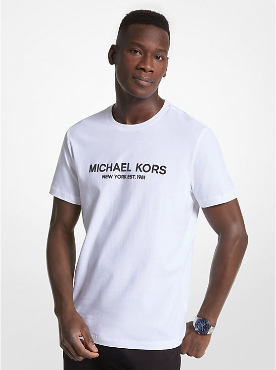 

Футболка из хлопка с логотипом Michael Kors, белый