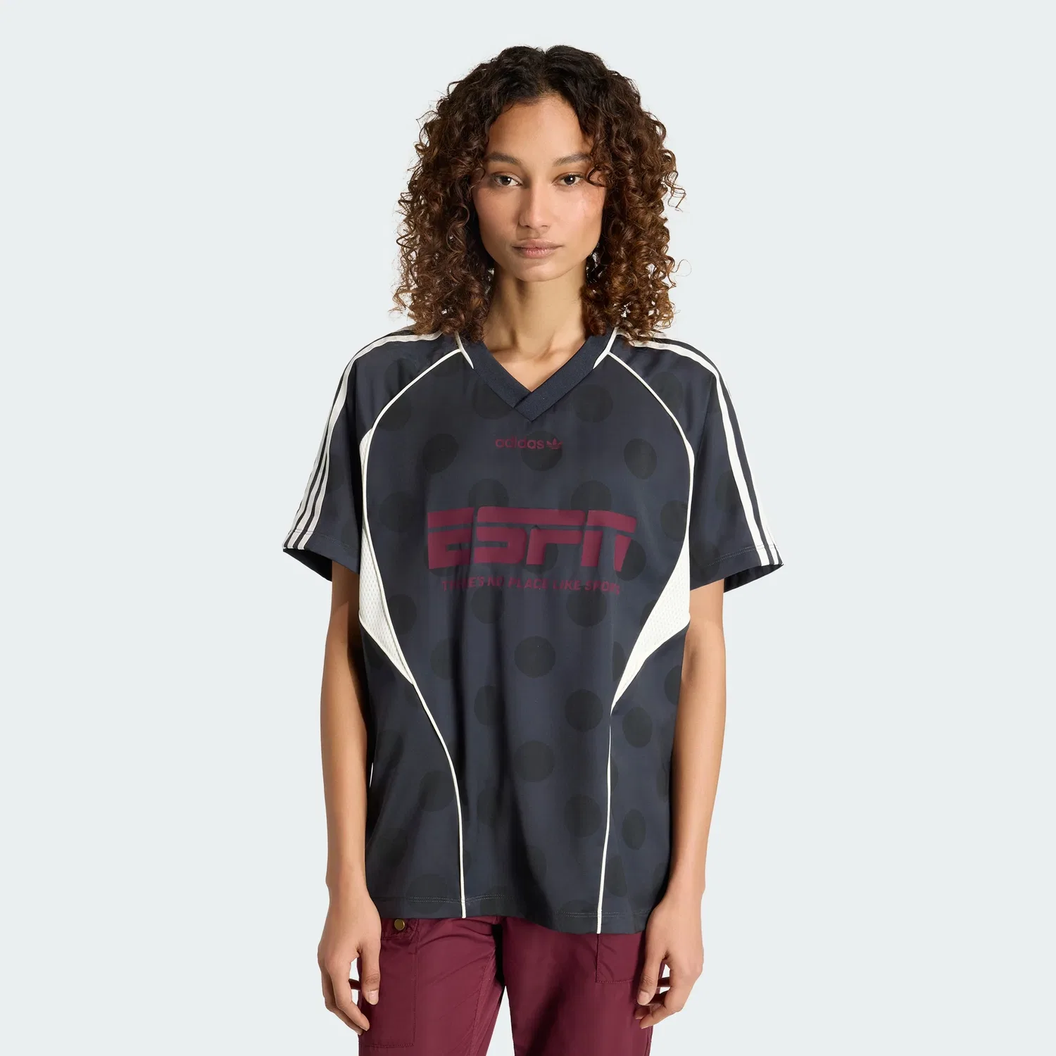 Женская футболка adidas STREET JERSEY SS, Night Grey