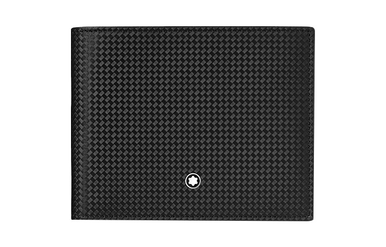 

Кошелёк из зернёной телячьей кожи мужской чёрный MONTBLANC