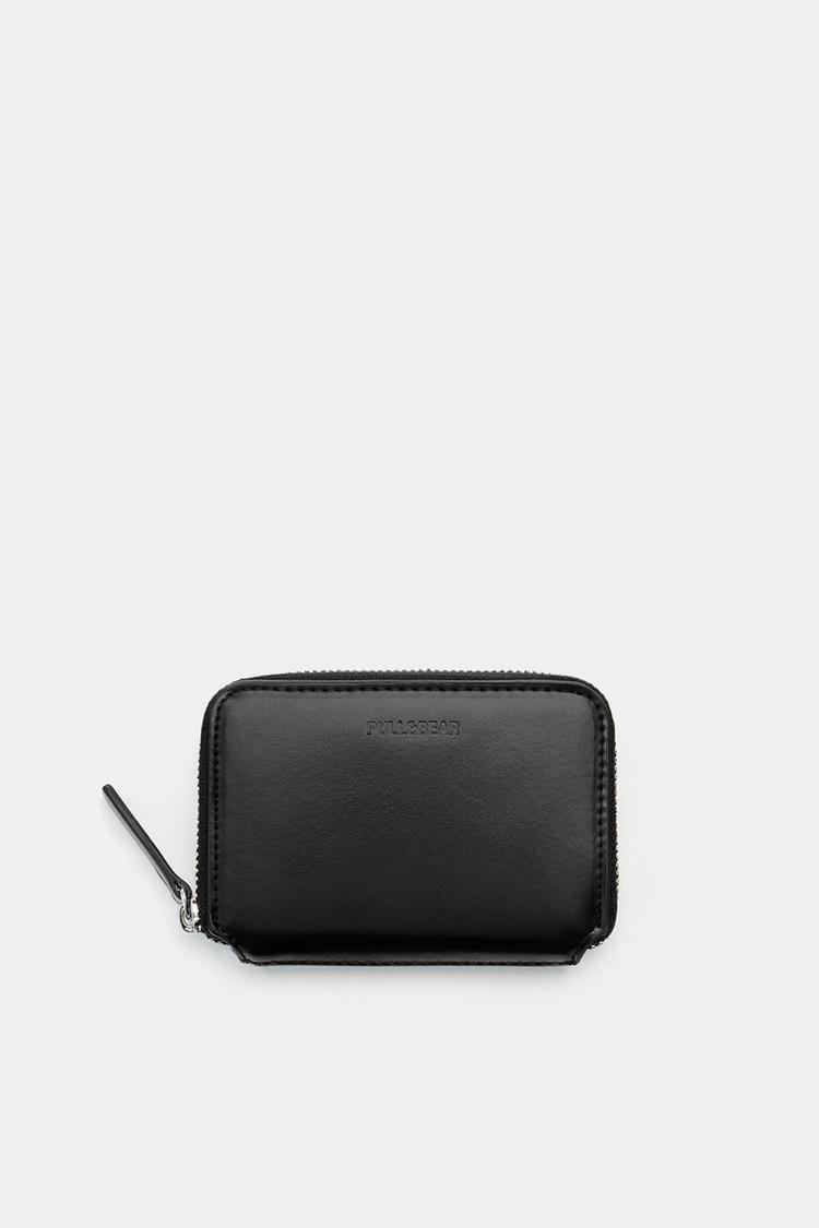 

Кошелек для монет Pull And Bear, черный