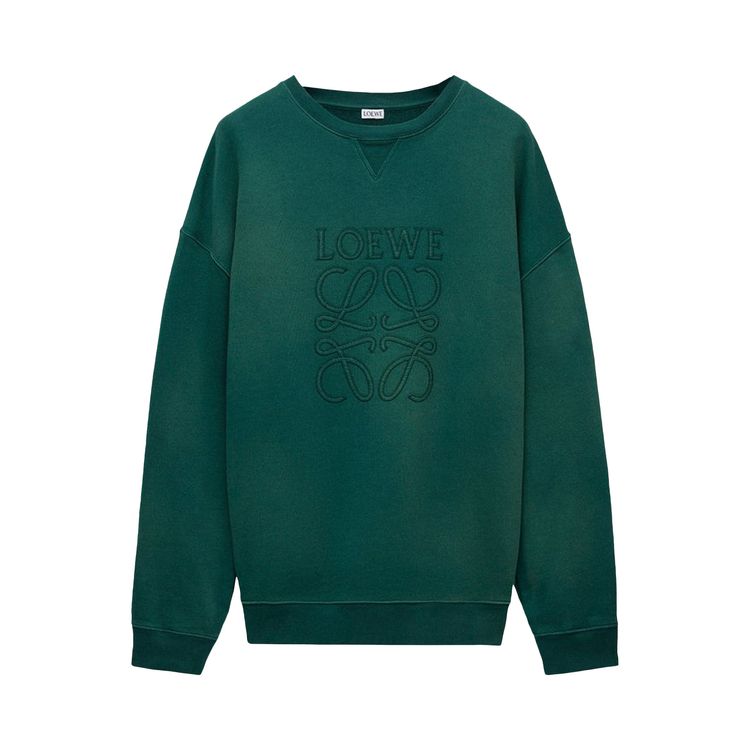 

Толстовка Loewe Relaxed Fit Sweatshirt 'Dark Green', зеленый