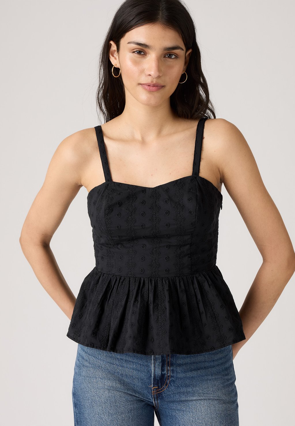 

Блуза LULA EYELET TANK - Top Levi's, черный