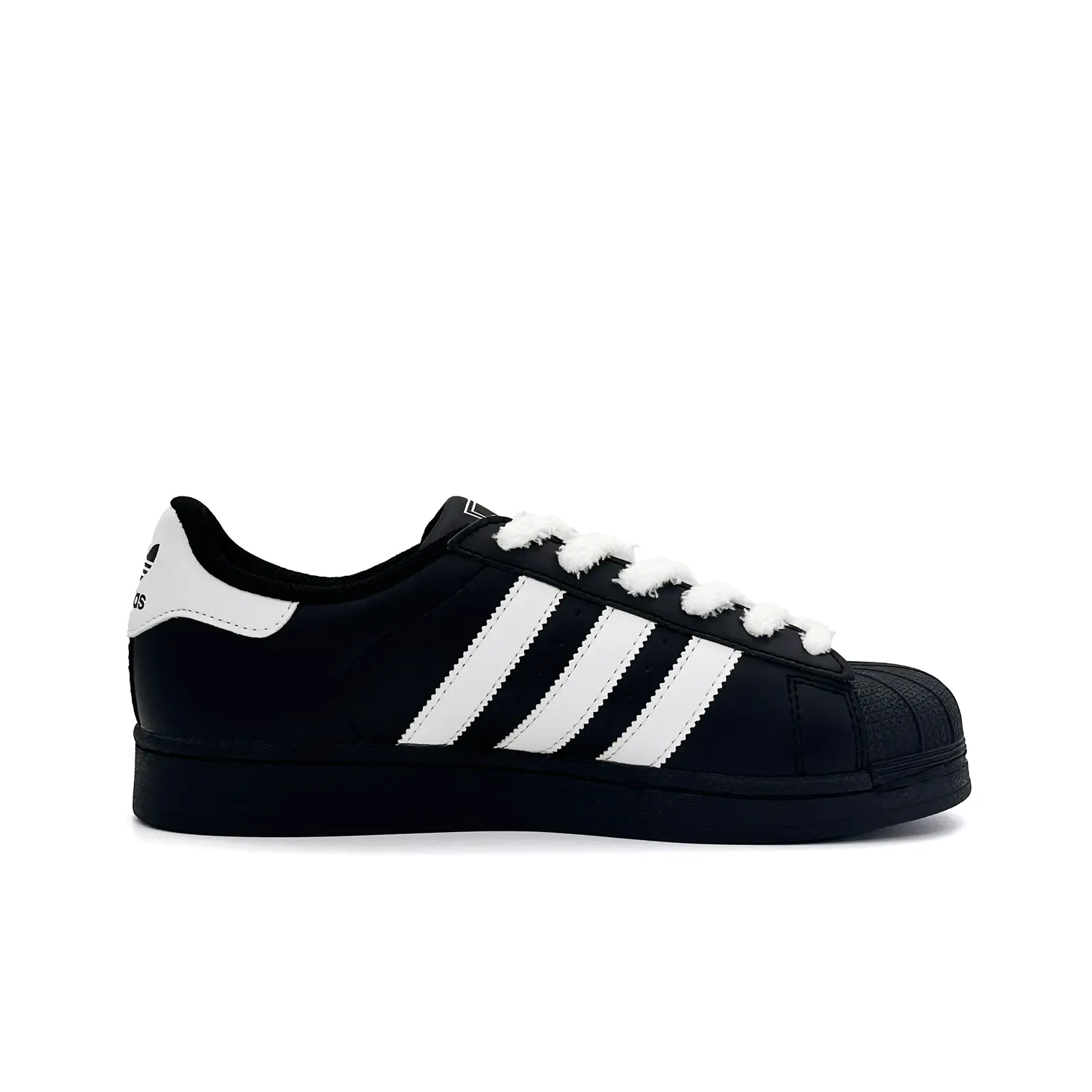 Adidas Originals Superstar 2 Mist Panther Katy устойчивые к истиранию низкие детские скейтбординг кроссовки black для подростков — фото 3